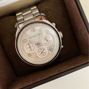 Michael Kors Ladies Silver Watch